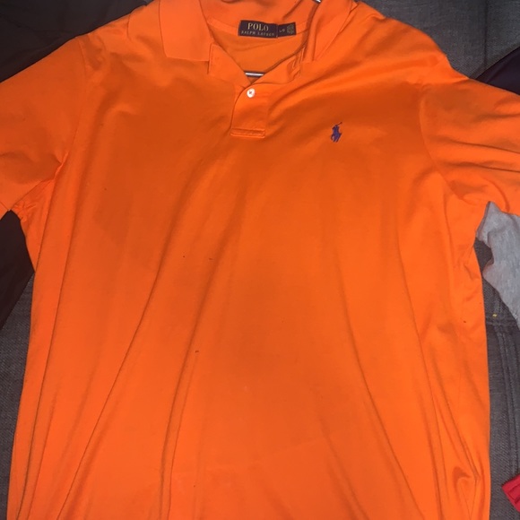 Polo Ralph Lauren Orange Polo Tee - Picture 2 of 2